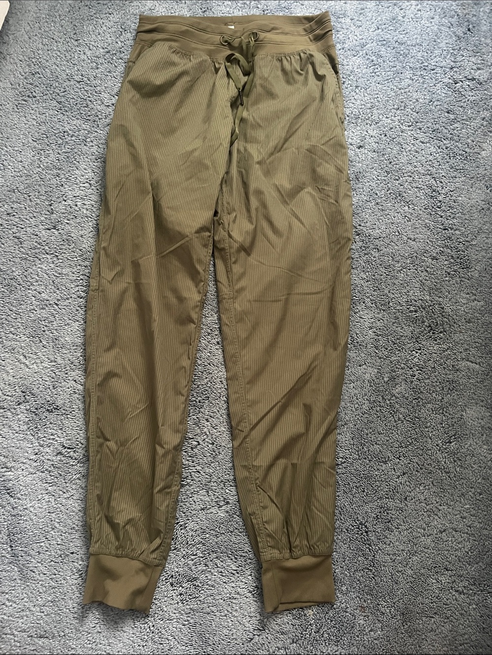 Zyia Olive Drawstring Jogger Pants
